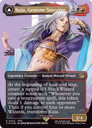 Kuja, Genome Sorcerer (Borderless) (Surge Foil) (544), FINAL FANTASY — Magic card price
