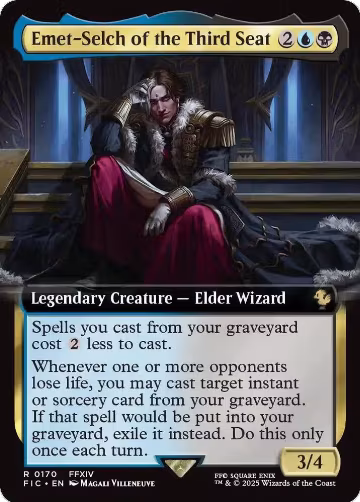 Emet-Selch of the Third Seat (Extended Art) (170), Commander: FINAL FANTASY — Magic card price