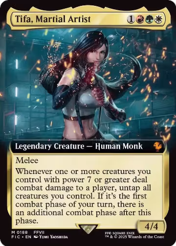Tifa, Martial Artist (Extended Art) (188), Commander: FINAL FANTASY — Magic card price