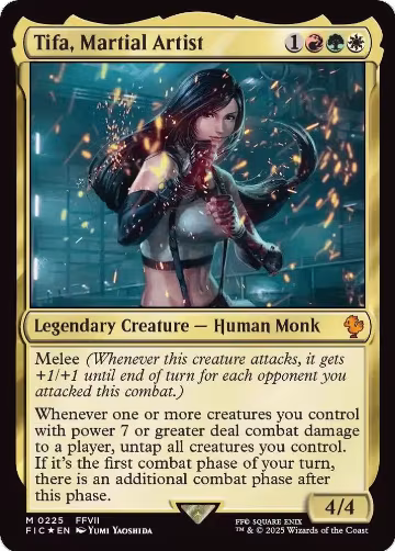 Tifa, Martial Artist (Surge Foil) (225), Commander: FINAL FANTASY — Magic card price