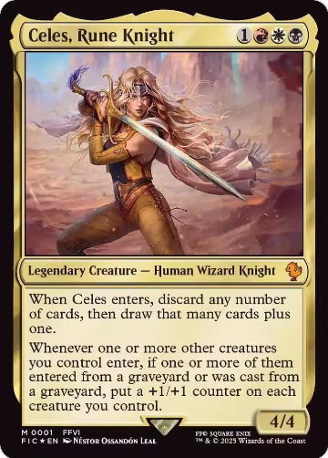 Celes, Rune Knight (1), Commander: FINAL FANTASY — Magic card price