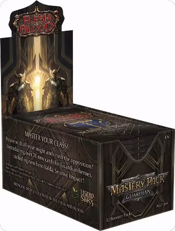 Mastery Pack Guardian Booster Box, Mastery Pack Guardian — Flesh & Blood sealed product price
