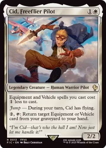 Cid, Freeflier Pilot (13), Commander: FINAL FANTASY — Magic card price