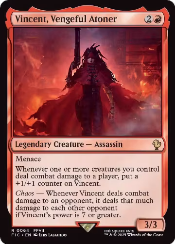 Vincent, Vengeful Atoner (64), Commander: FINAL FANTASY — Magic card price