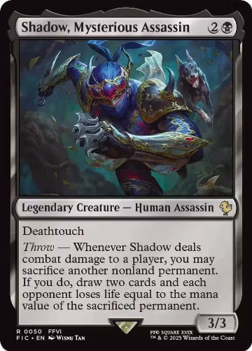 Shadow, Mysterious Assassin (50), Commander: FINAL FANTASY — Magic card price