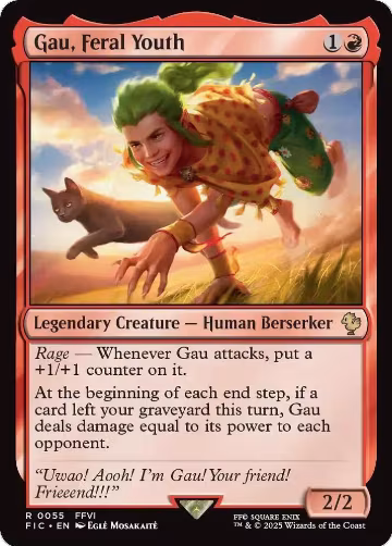 Gau, Feral Youth (55), Commander: FINAL FANTASY — Magic card price