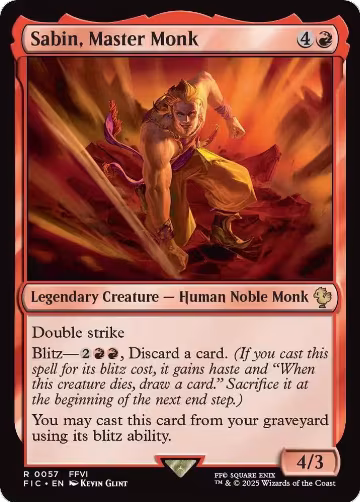Sabin, Master Monk (57), Commander: FINAL FANTASY — Magic card price