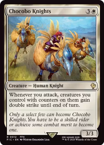 Chocobo Knights (12), Commander: FINAL FANTASY — Magic card price