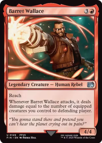 Barret Wallace (129), FINAL FANTASY — Magic card price