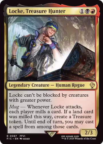Locke, Treasure Hunter (87), Commander: FINAL FANTASY — Magic card price