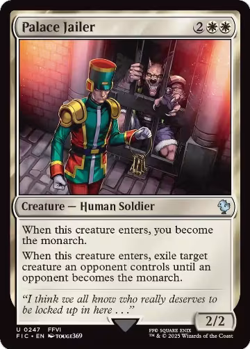 Palace Jailer (247), Commander: FINAL FANTASY — Magic card price