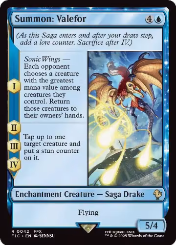 Summon: Valefor (42), Commander: FINAL FANTASY — Magic card price