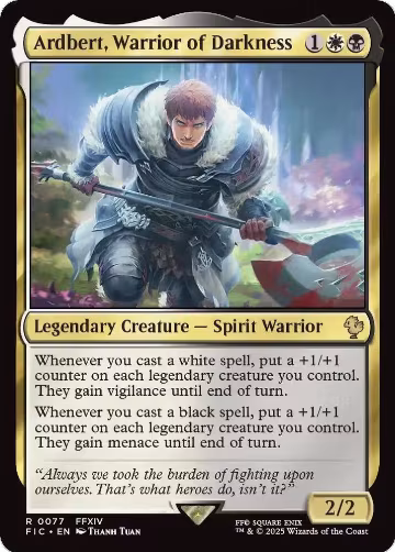 Ardbert, Warrior of Darkness (77), Commander: FINAL FANTASY — Magic card price