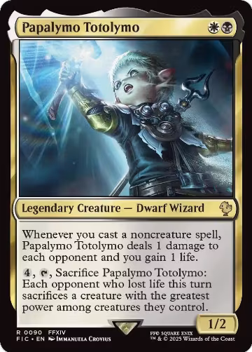 Papalymo Totolymo (90), Commander: FINAL FANTASY — Magic card price