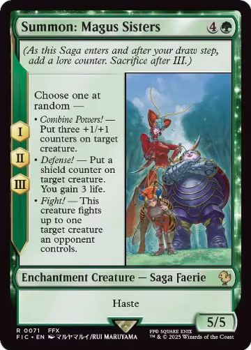Summon: Magus Sisters (71), Commander: FINAL FANTASY — Magic card price