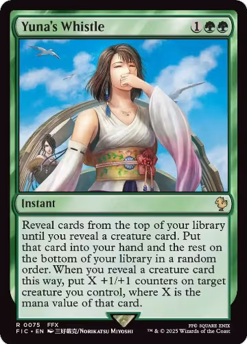 Yuna's Whistle (75), Commander: FINAL FANTASY — Magic card price