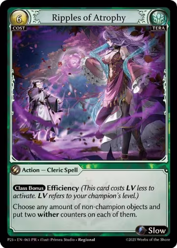 Ripples of Atrophy (065), Promotional Cards — Grand Archive card price