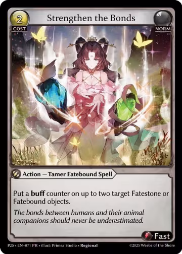 Strengthen the Bonds (071), Promotional Cards — Grand Archive card price