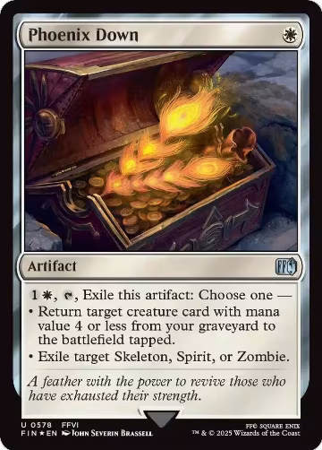 Phoenix Down (Surge Foil) (578), FINAL FANTASY — Magic card price