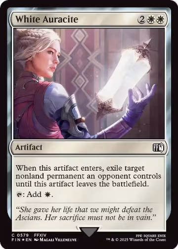 White Auracite (Surge Foil) (579), FINAL FANTASY — Magic card price