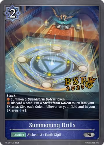 Summoning Drills (PR-207EN), Shadowverse: Evolve Promo Cards — Shadowverse card price