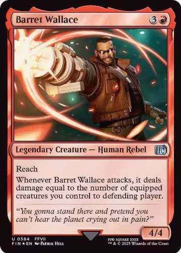 Barret Wallace (Surge Foil) (584), FINAL FANTASY — Magic card price