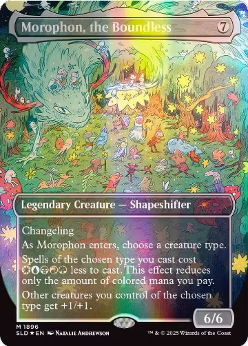 Morophon, the Boundless (Double Rainbow Foil) (1896), Secret Lair Drop Series — Magic card price