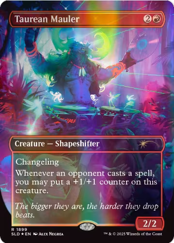 Taurean Mauler (Double Rainbow Foil) (1899), Secret Lair Drop Series — Magic card price