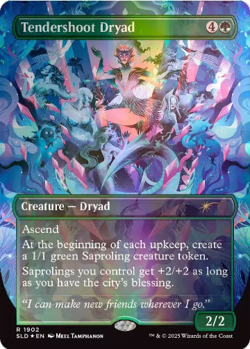 Tendershoot Dryad (Double Rainbow Foil) (1902), Secret Lair Drop Series — Magic card price