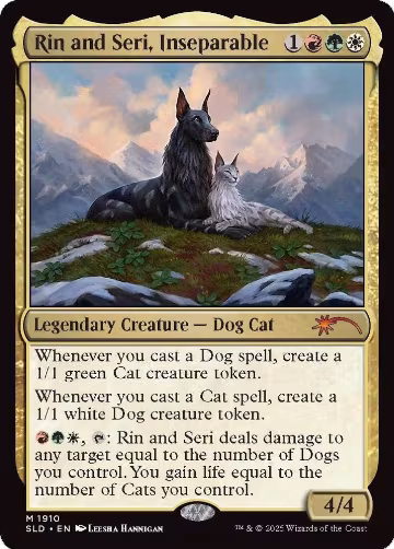 Rin and Seri, Inseparable (1910) (1910), Secret Lair Drop Series — Magic card price