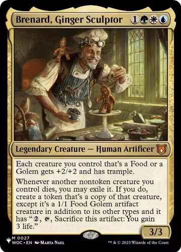 Brenard, Ginger Sculptor (27), The List Reprints — Magic card price