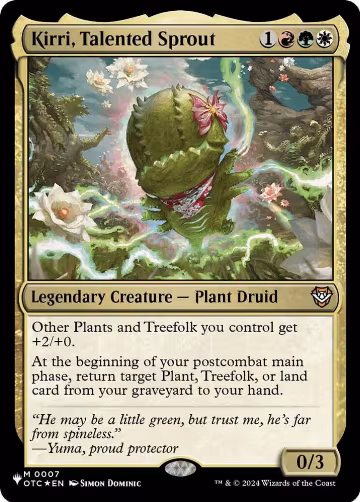Kirri, Talented Sprout (7), The List Reprints — Magic card price