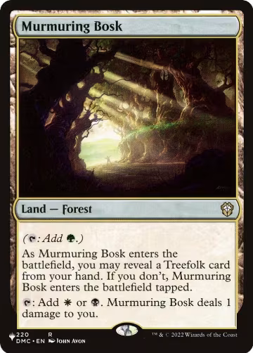 Murmuring Bosk (220), The List Reprints — Magic card price