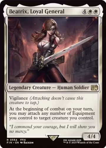 Beatrix, Loyal General (554), FINAL FANTASY — Magic card price