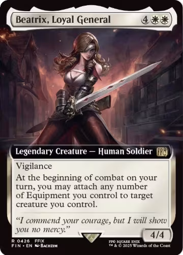 Beatrix, Loyal General (Extended Art) (426), FINAL FANTASY — Magic card price
