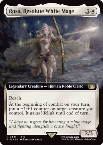 Rosa, Resolute White Mage (Extended Art) (431), FINAL FANTASY — Magic card price
