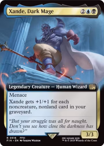Xande, Dark Mage (Extended Art) (516), FINAL FANTASY — Magic card price