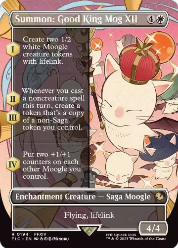 Summon: Good King Mog XII (Borderless) (194), Commander: FINAL FANTASY — Magic card price