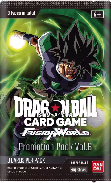 Promotion Pack Vol.6, Fusion World Promotion Cards and Packs — DB Fusion sealed product price