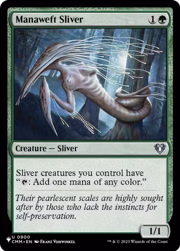 Manaweft Sliver (CMM) (900), The List Reprints — Magic card price