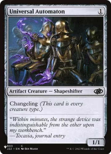 Universal Automaton (J22) (803), The List Reprints — Magic card price