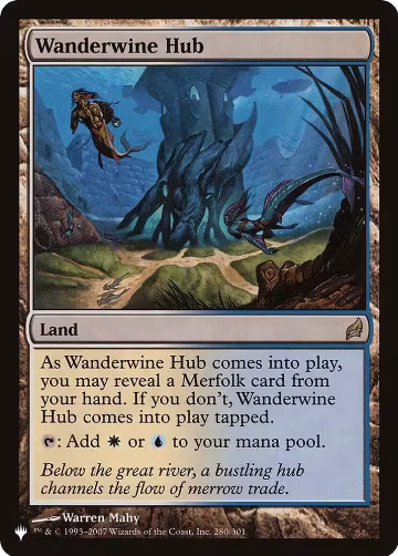 Wanderwine Hub (280/301), The List Reprints — Magic card price