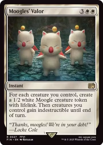 Moogles' Valor (27), FINAL FANTASY — Magic card price