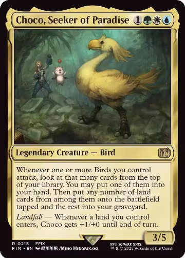Choco, Seeker of Paradise (215), FINAL FANTASY — Magic card price