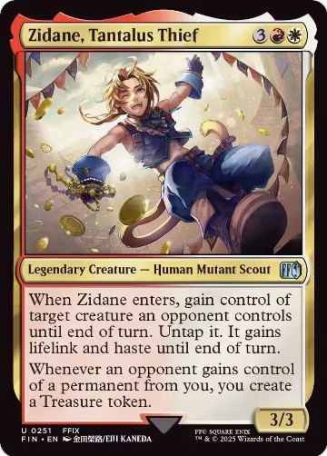 Zidane, Tantalus Thief (251), FINAL FANTASY — Magic card price