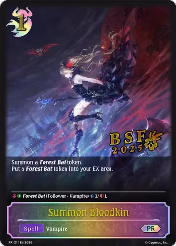 Summon Bloodkin (PR-211EN), Shadowverse: Evolve Promo Cards — Shadowverse card price