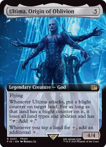 Ultima, Origin of Oblivion (Extended Art) (421), FINAL FANTASY — Magic card price