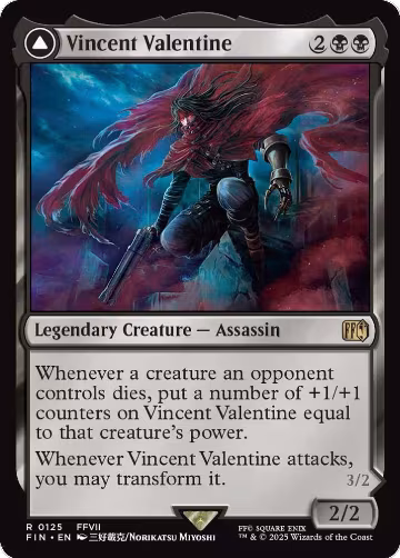 Vincent Valentine (125), FINAL FANTASY — Magic card price