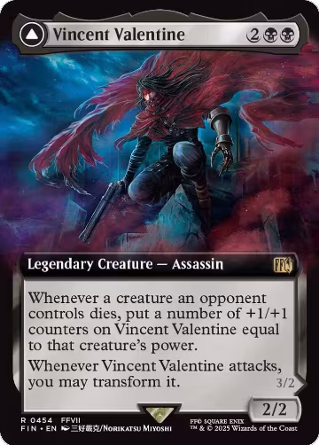 Vincent Valentine (Extended Art) (454), FINAL FANTASY — Magic card price