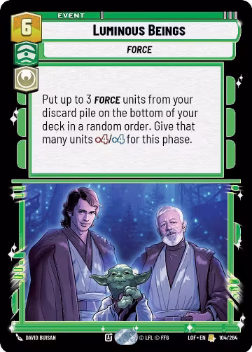 Luminous Beings (104/264), Legends of the Force — Star Wars card price